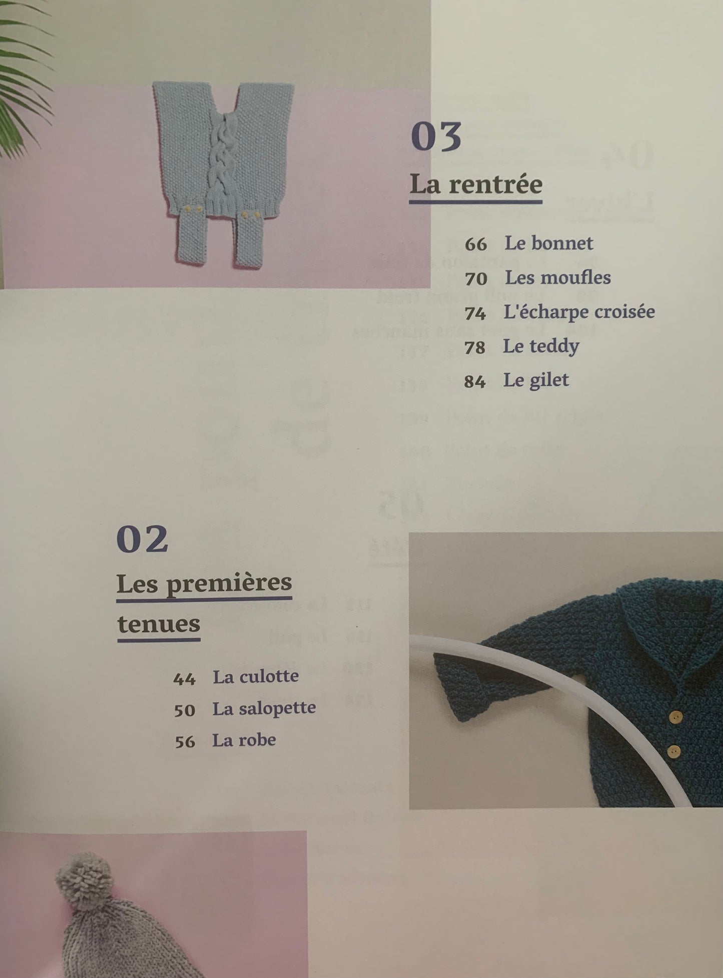 Livre tricot layette FRANCAIS