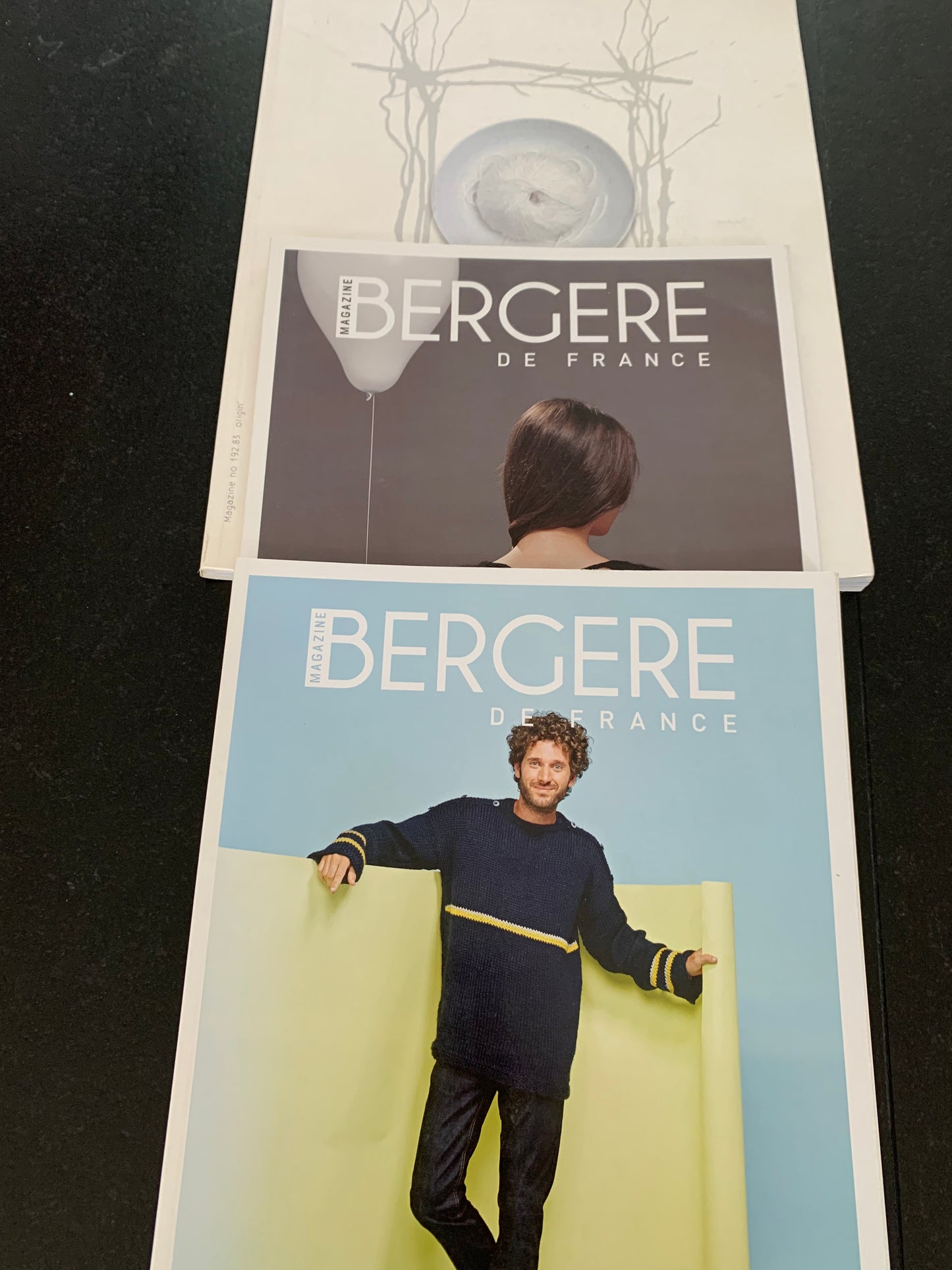 Lot de 3 magazines d’explications tricot Bergère de France