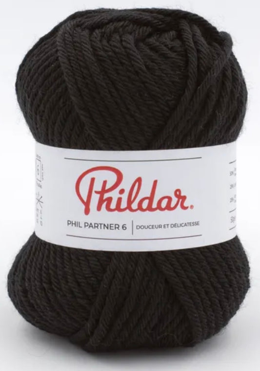 Lot de 2 pelotes partner 6 - couleur noir