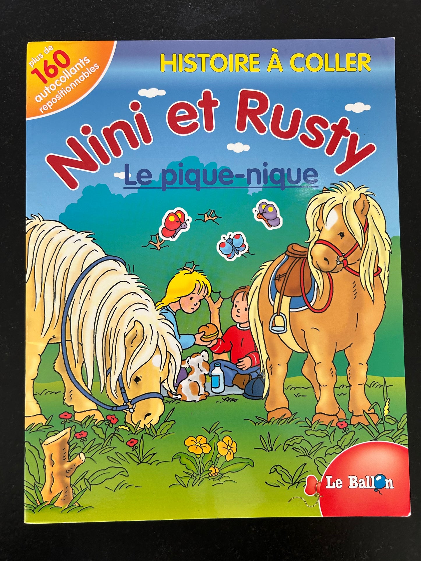 Nini et Rusty - Histoire à coller