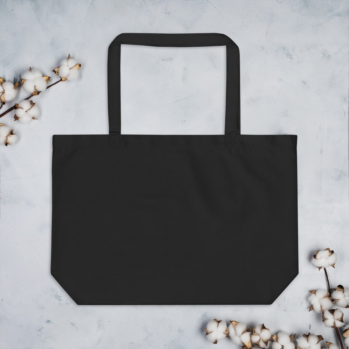 Grand tote bag bio - Fière de tricoter