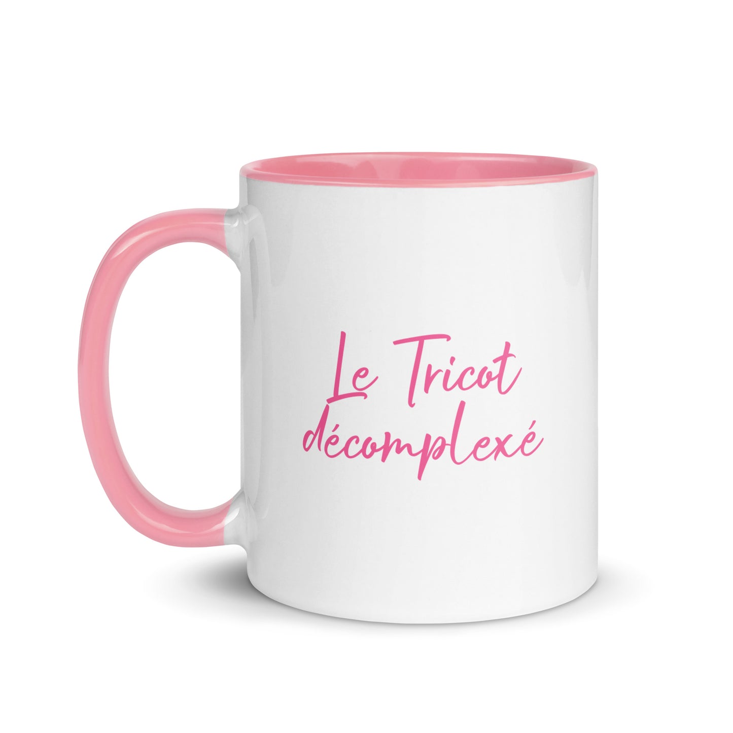 Mug à intérieur Rose - Loulou et Moi - tricot décomplexé